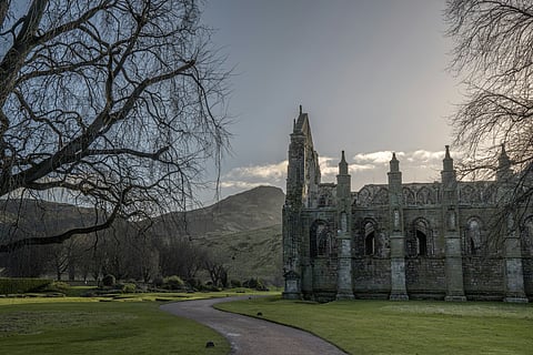 Palace of Holyroodhouse is the King's official residence in Edinburgh.