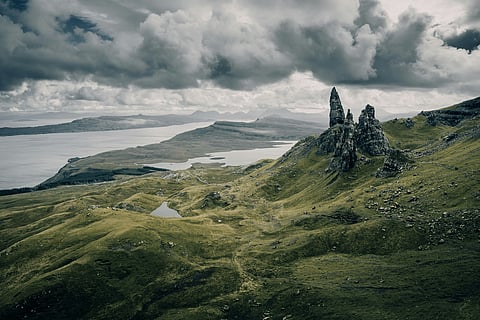 The Scottish Highlands have served as the backdrop for many scenes on "Outlander."