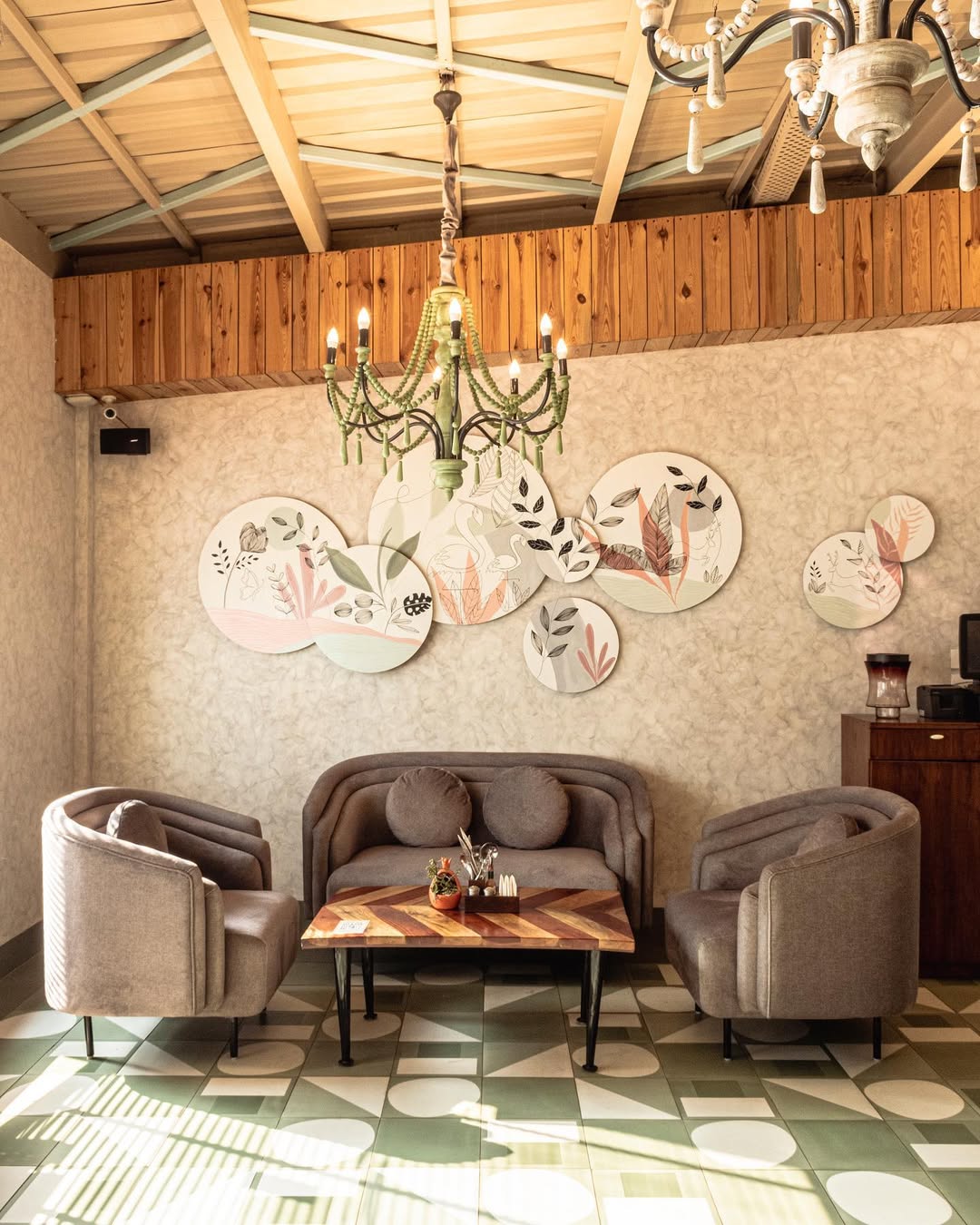 The interior of a Cafe Tesu outlet in Delhi-NCR.