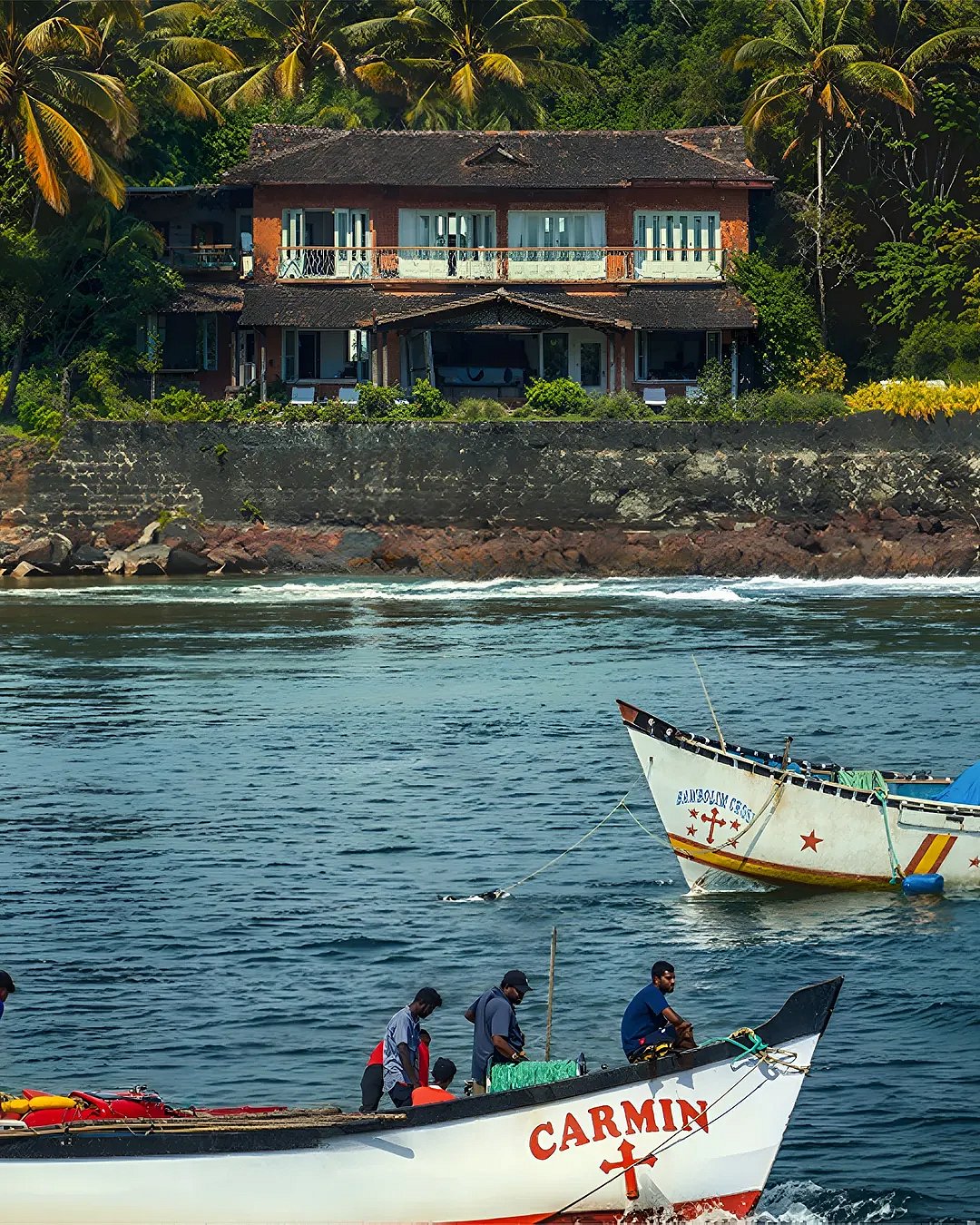 Ahilya by the Sea is nestled on the shores of Dolphin Bay in Nerul.