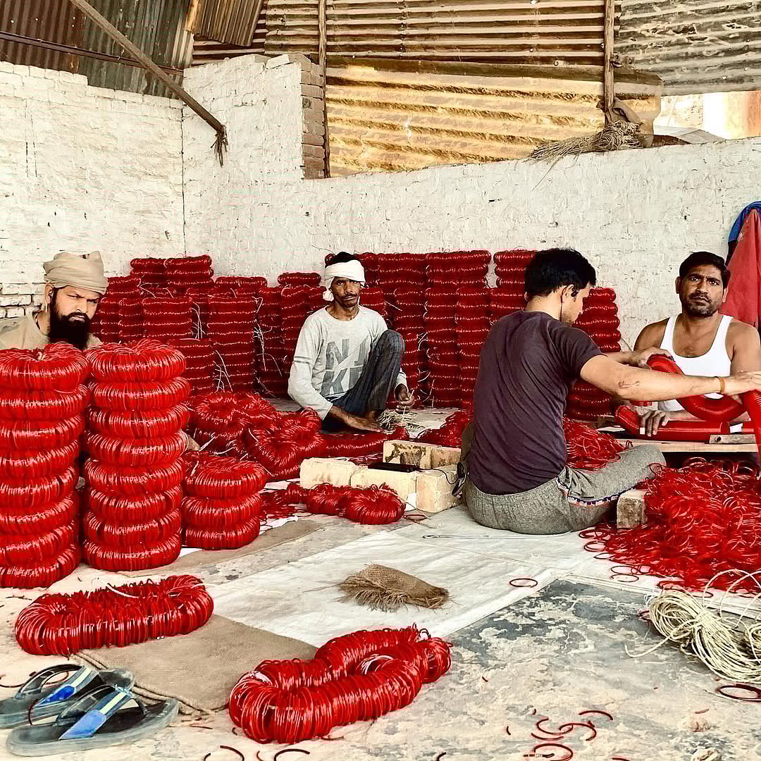 In the 21st century, Firozabads artisans are struggling to find their feet amid changing consumption patterns and new forms of technology. 