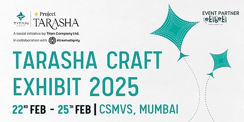 The Tarasha Craft Exhibit 2025 will feature over 45 diverse traditions of India at Kala Ghoda.