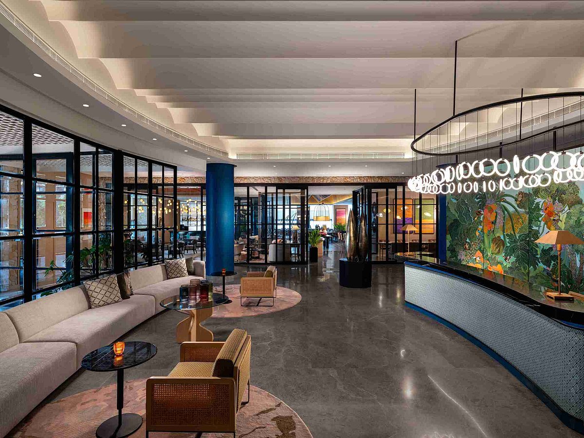 The hotels aesthetics blend modern sophistication with the vibrant spirit of Chennai.