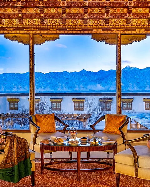 The property is surrounded by beautiful views