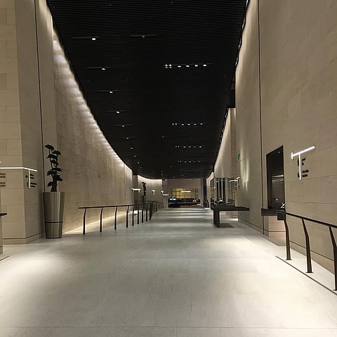 A view of the Al Safwa lounge at the Hamad International airport. 