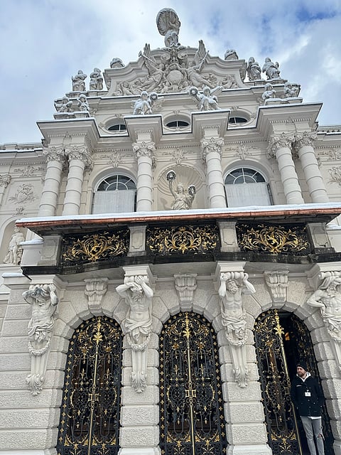 Linderhof Palace was built by King Ludwig II. 
