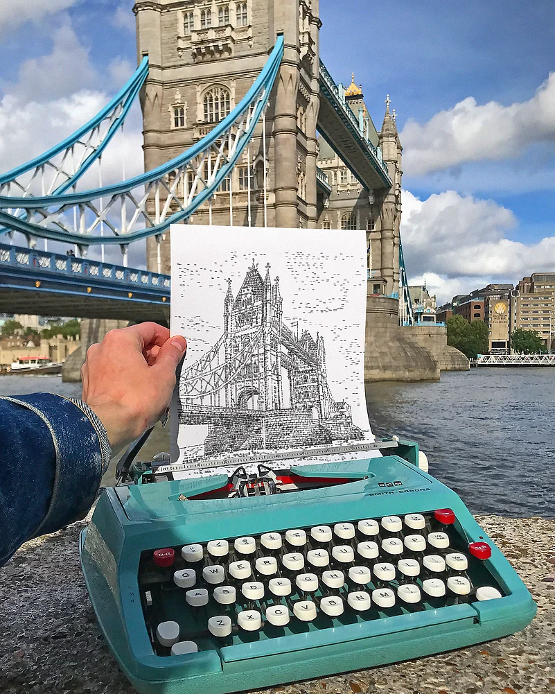 Tower Bridge on location, created in 2018