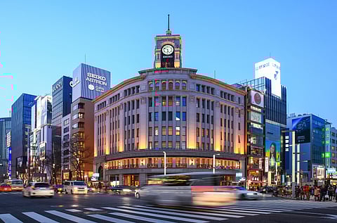Ginza is synonymous with luxury shopping, offering an array of high-end fashion brands and flagship stores