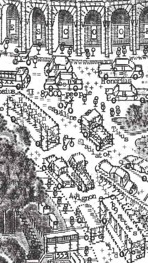 Rome's Colosseum close-up details