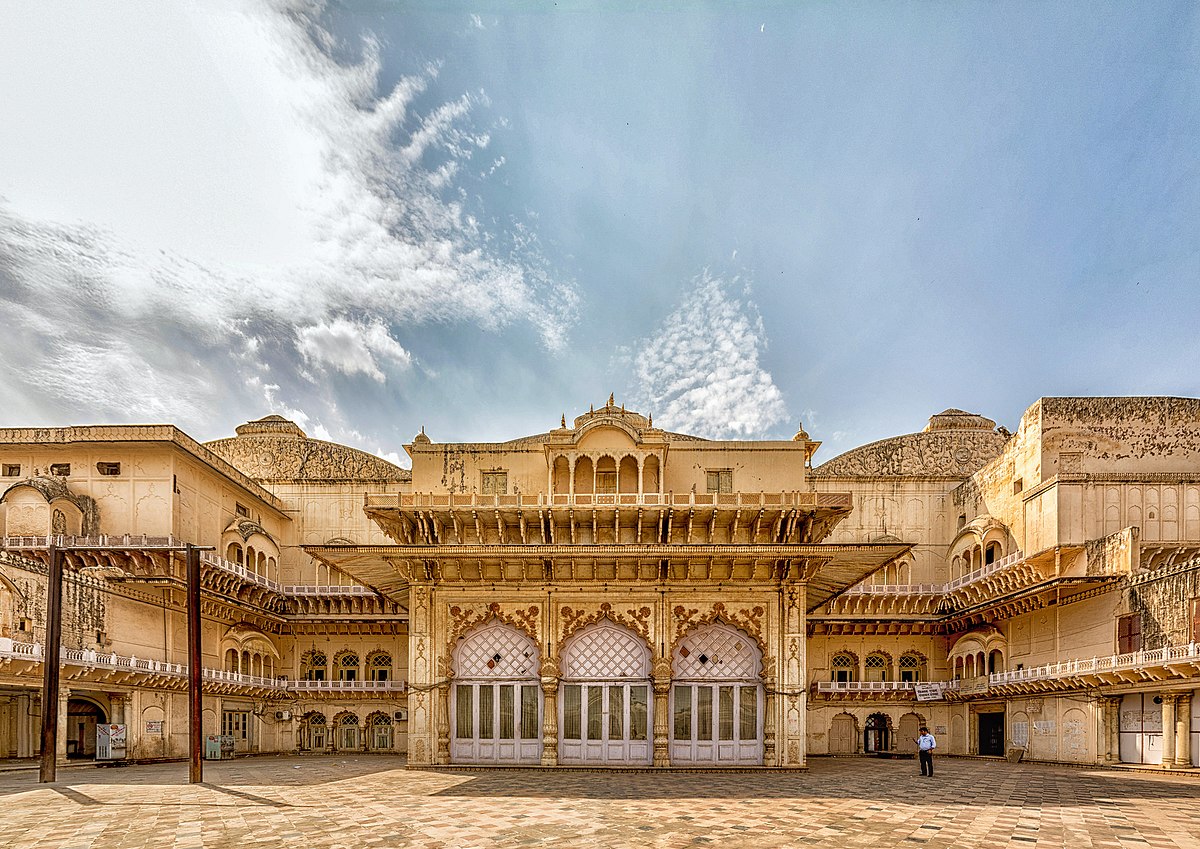 The City Palace was built in the 18th century.