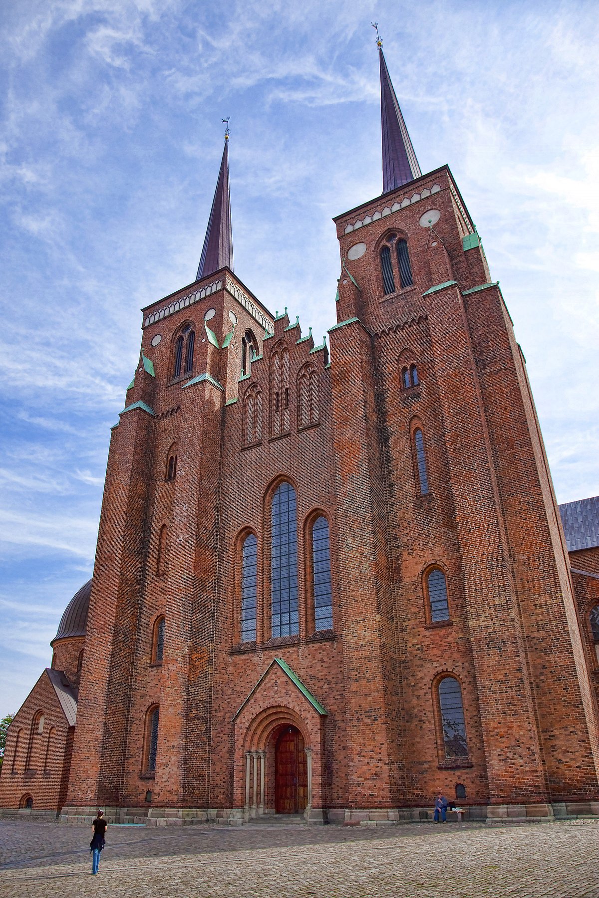You can explore the Roskilde Cathedral while cycling along the Fjord Path.