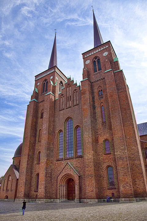 You can explore the Roskilde Cathedral while cycling along the Fjord Path.