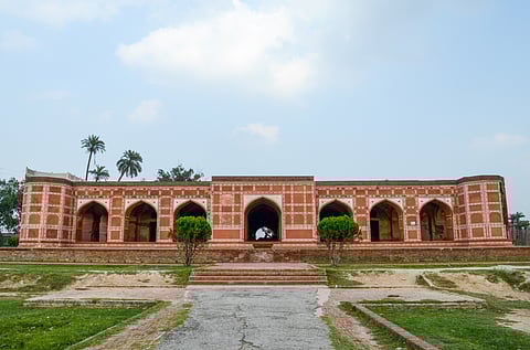 A view of the tomb of Nur Jahan