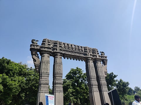 Remains of Warangal Fort.