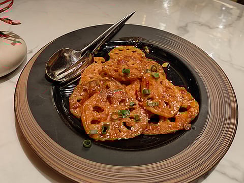 Elephant Lotus with salt and pepper