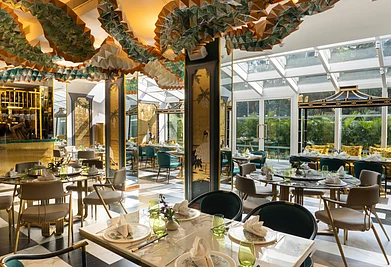 Jade is located within The Claridges, New Delhi