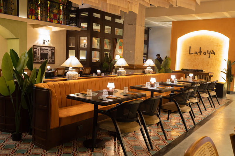 Latoya is a new restaurant in Delhis Eldeco Center