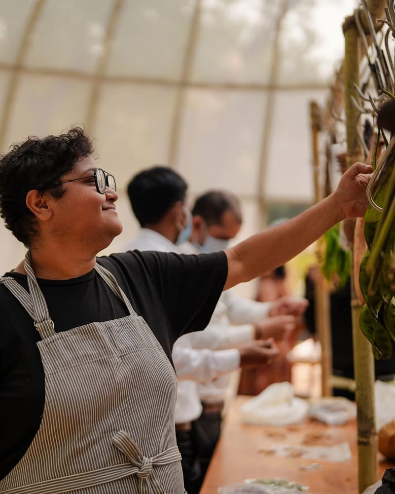 Chef Anumitra Ghosh Dastidar from Edible Archives and artist Archana Hande explore the histories of ingredients from the Western Ghats and Eastern Himalayas