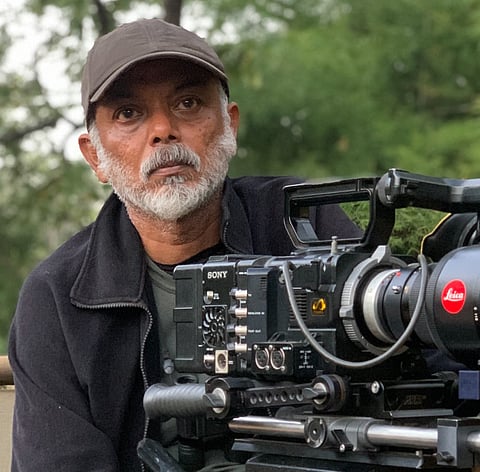 The director at work