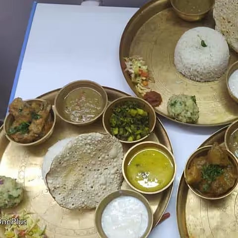 Try the elaborate thalis at Oh! Assam in Humayunpur