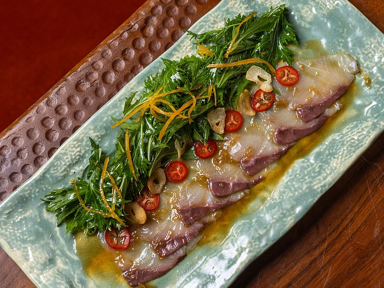 The hamachi carpaccio - Japonico