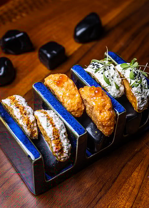 The bite-sized tacos were instant hits