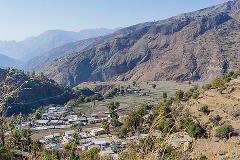 Pantwari village from above