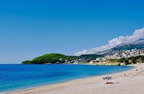 A view of the Albanian Riviera