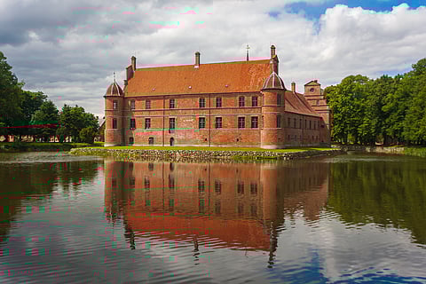 Explore the beauty of both French and Italian Rennaissance architecture at the Rosenholm castle.