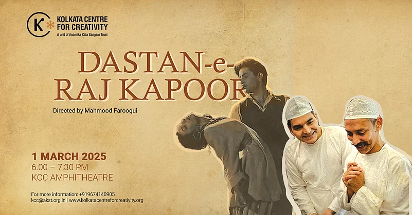 This performance explores the personal and professional struggles and triumphs of Raj Kapoor