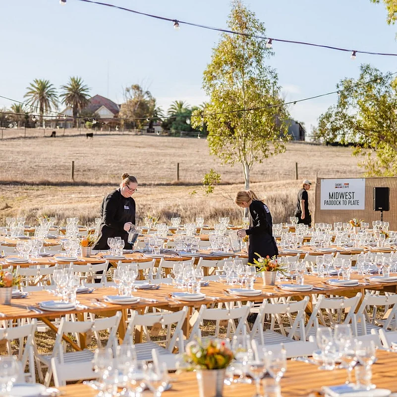 The Mid West Paddock to Plate showcases an enchanting evening filled with delectable dishes