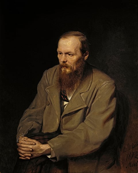 A portrait of Dostoevsky
