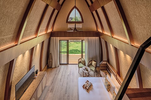 Bamboo villa at Ananta Ajabgarh