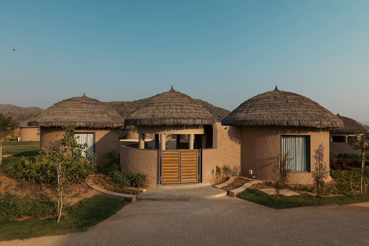 Earth villas offer connected accommodations