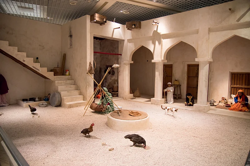 An exhibit at the Bahrain National Museum in Manama