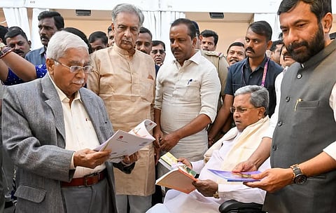 Karnataka Legislative Assembly officials at the launch of the Karnataka State Legislature Book Fair 2025