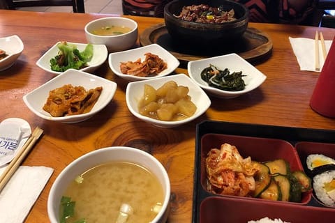 Enjoy a hearty Korean meal at Busan Korean restaurant in Majnu-ka-tilla.