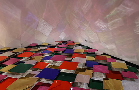 Liz West's "Tiered Reflections"