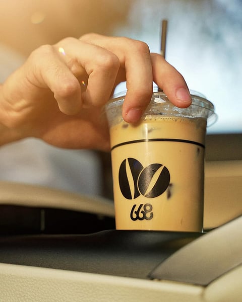 A classic brew from 668 Café