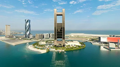 fourseasons.com : Four Seasons Hotel Bahrain Bay is a 201-metres tall urban resort set on Bahrain Bays lush private island