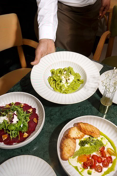 The menu is a commitment to mindful dining