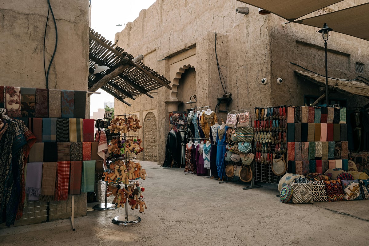 A traditional souk in Dubai