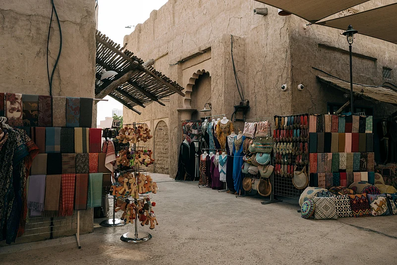 A traditional souk in Dubai
