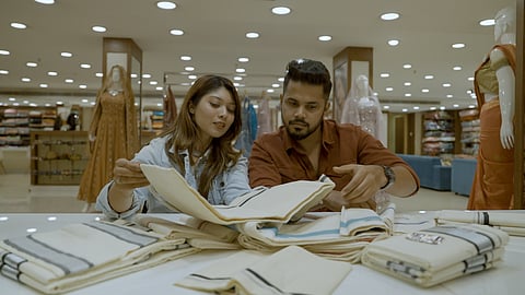 The set mundu is a distinctive outfit consisting of two beautifully crafted pieces of cloth