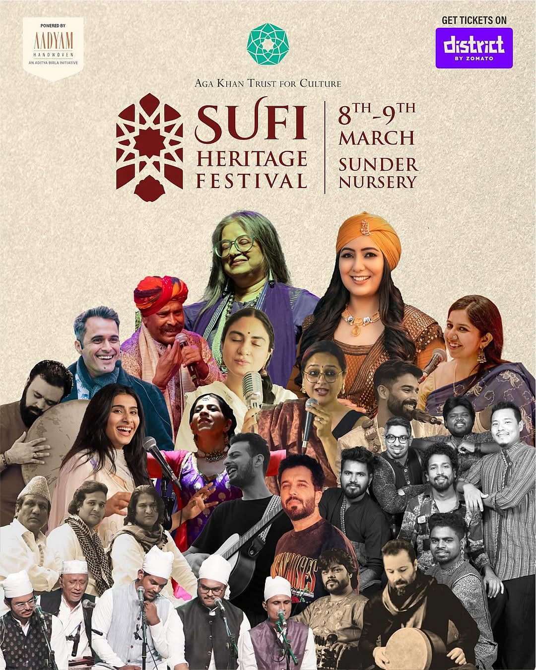 A poster of the Sufi Heritage Festival 2025