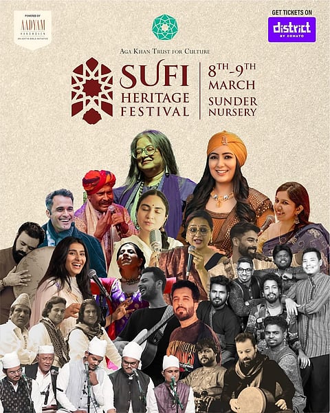A poster of the Sufi Heritage Festival 2025