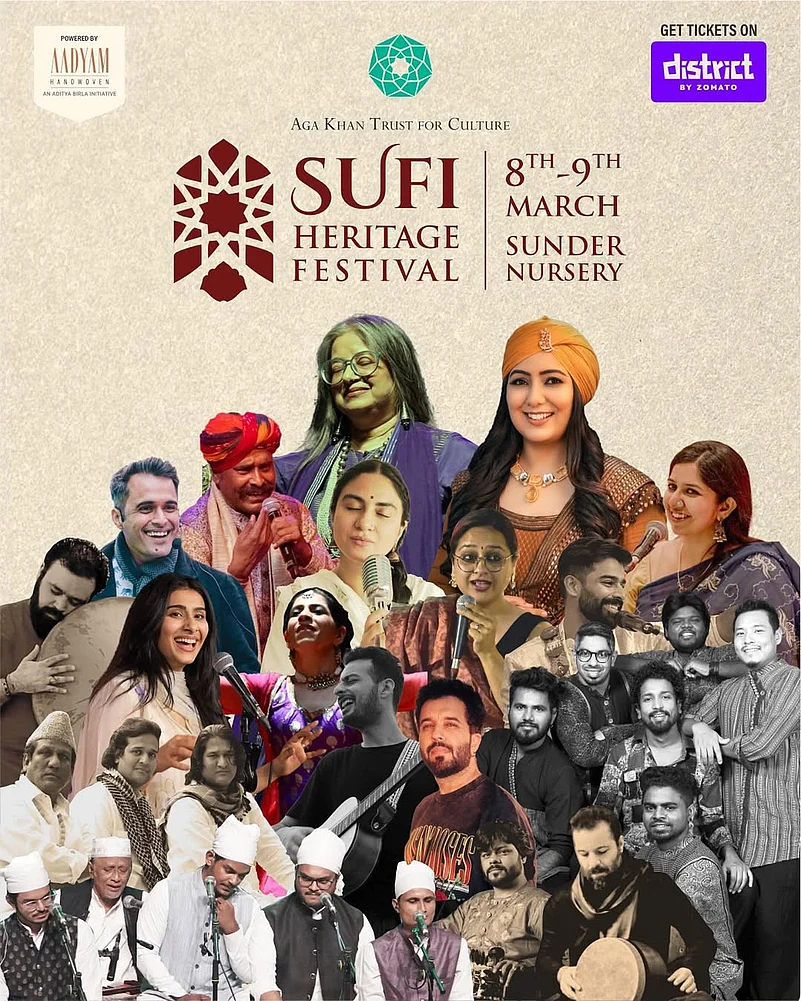 A poster of the Sufi Heritage Festival 2025