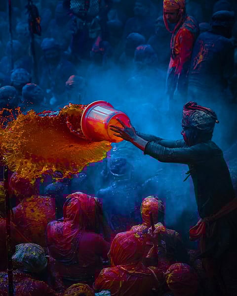 A view from Holi in Braj
