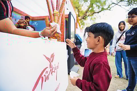 Visitors thronged the GoTürkiye stall,drawn by the tantalising aroma
of freshly brewed Turkish coffee and Turkish ice cream