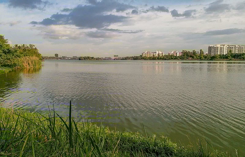 Mike Prince/Flickr  : The placid waters of Jakkur Lake in Bengaluru